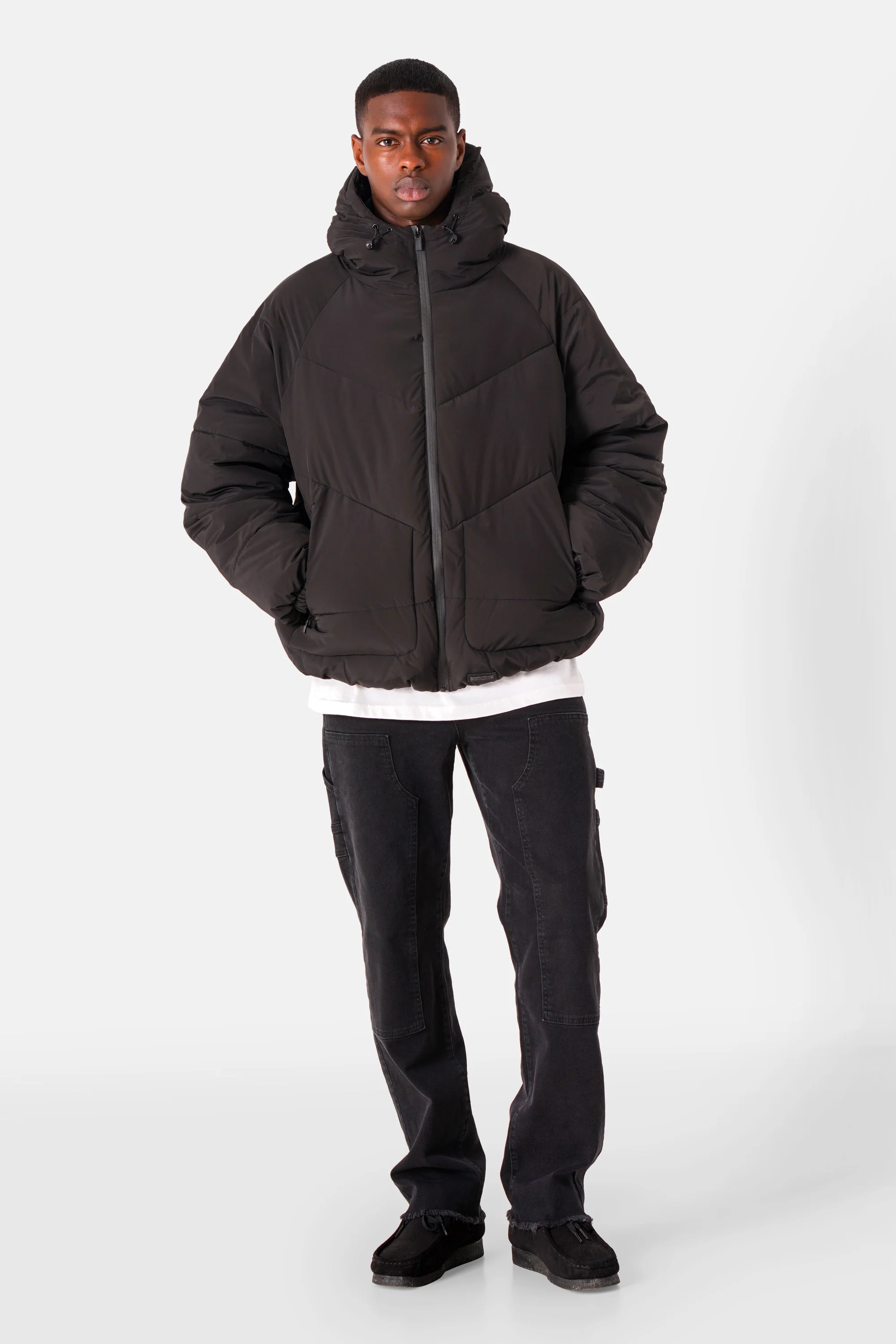 Puffer jacket w/ hood - Image 2