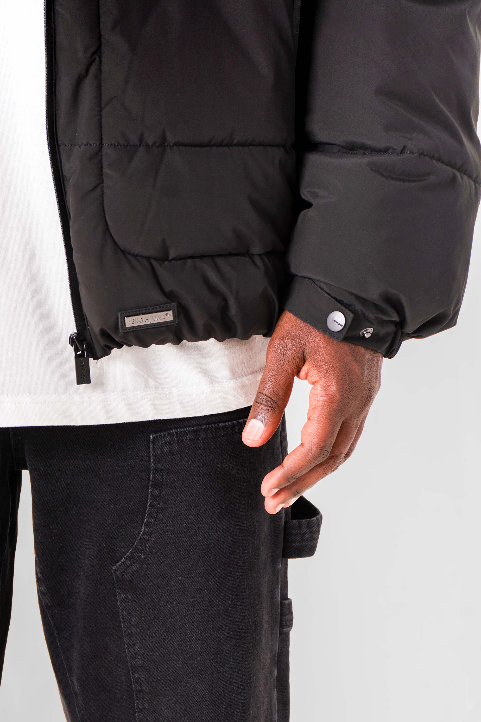 Puffer jacket w/ hood - Image 3