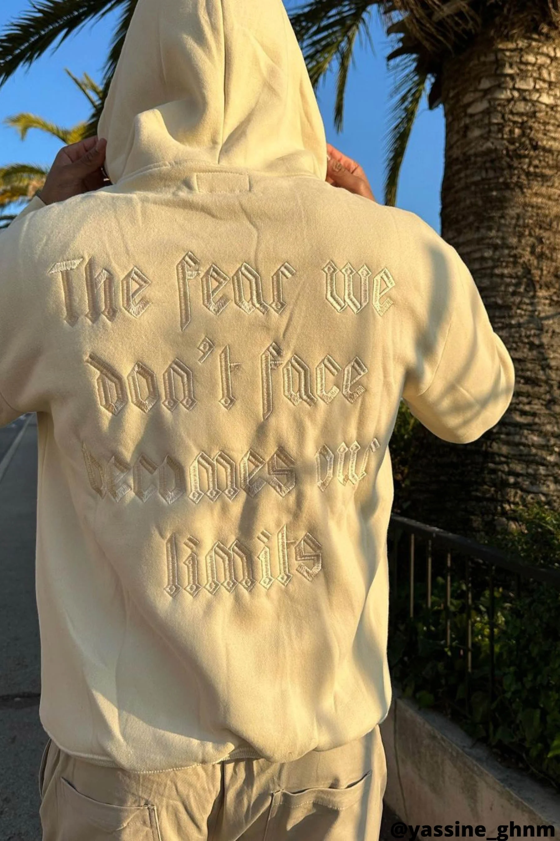 THE FEAR embroidery hoodie - Image 6