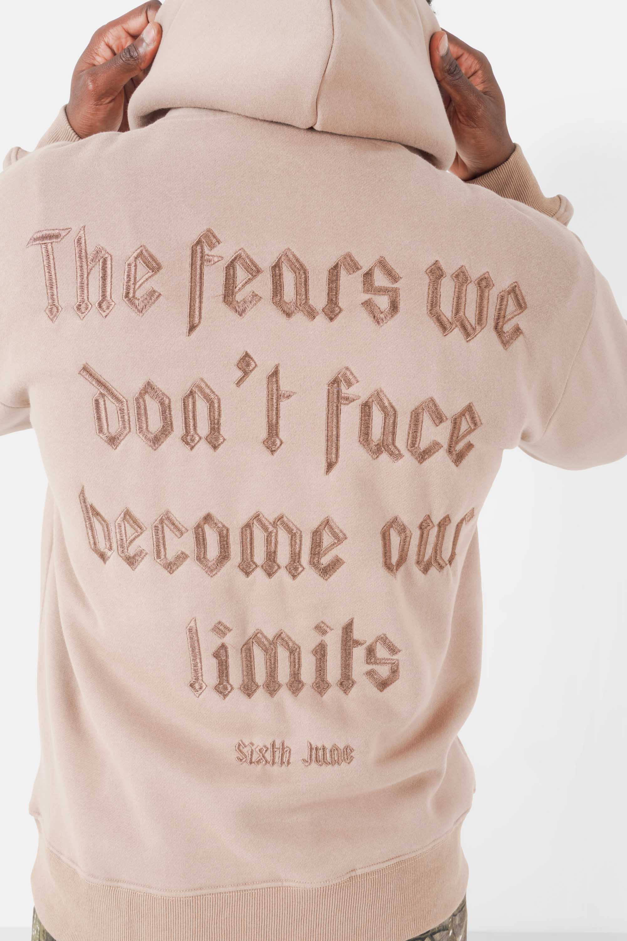 THE FEAR embroidery hoodie - Image 3