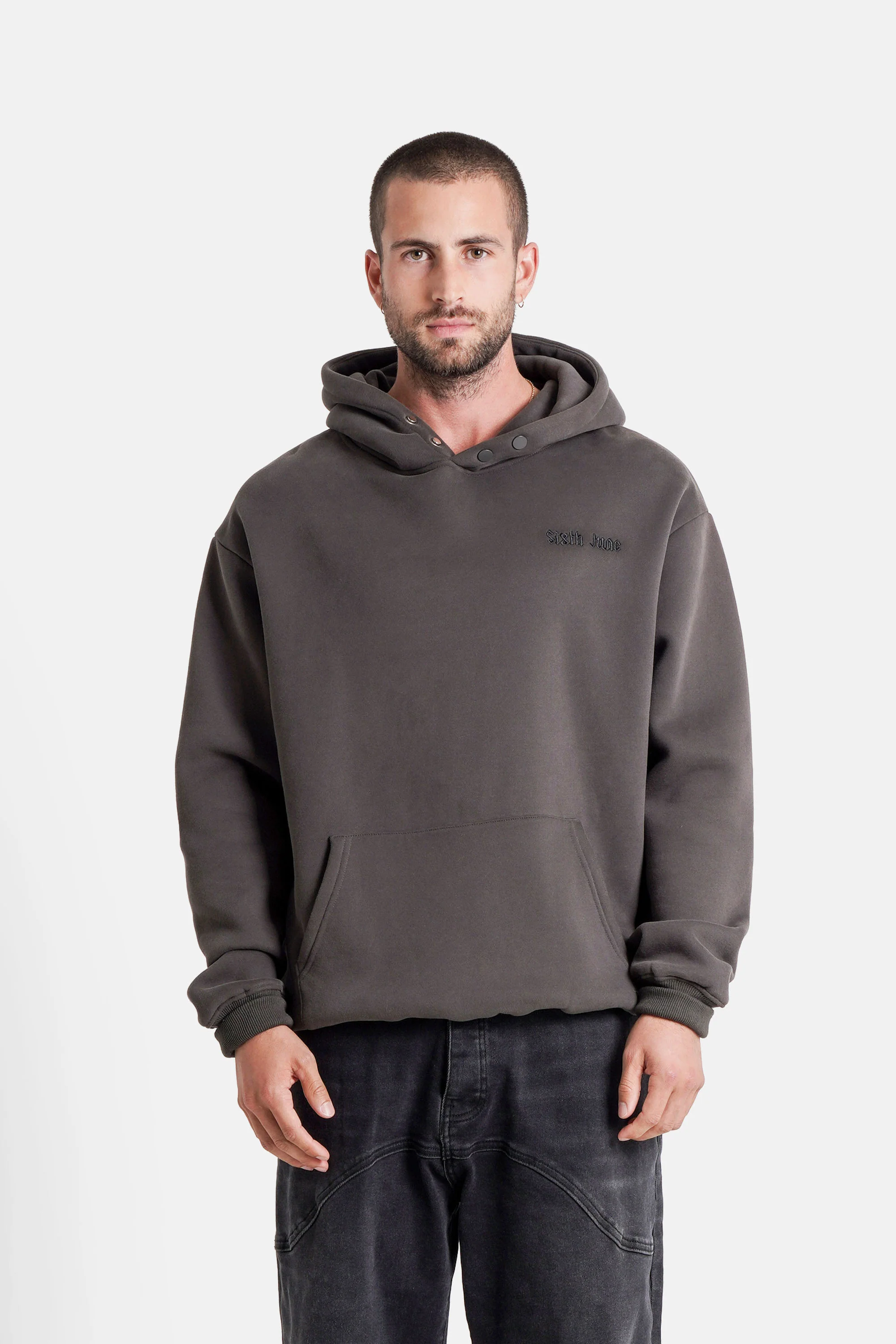 THE FEAR embroidery hoodie - Image 5
