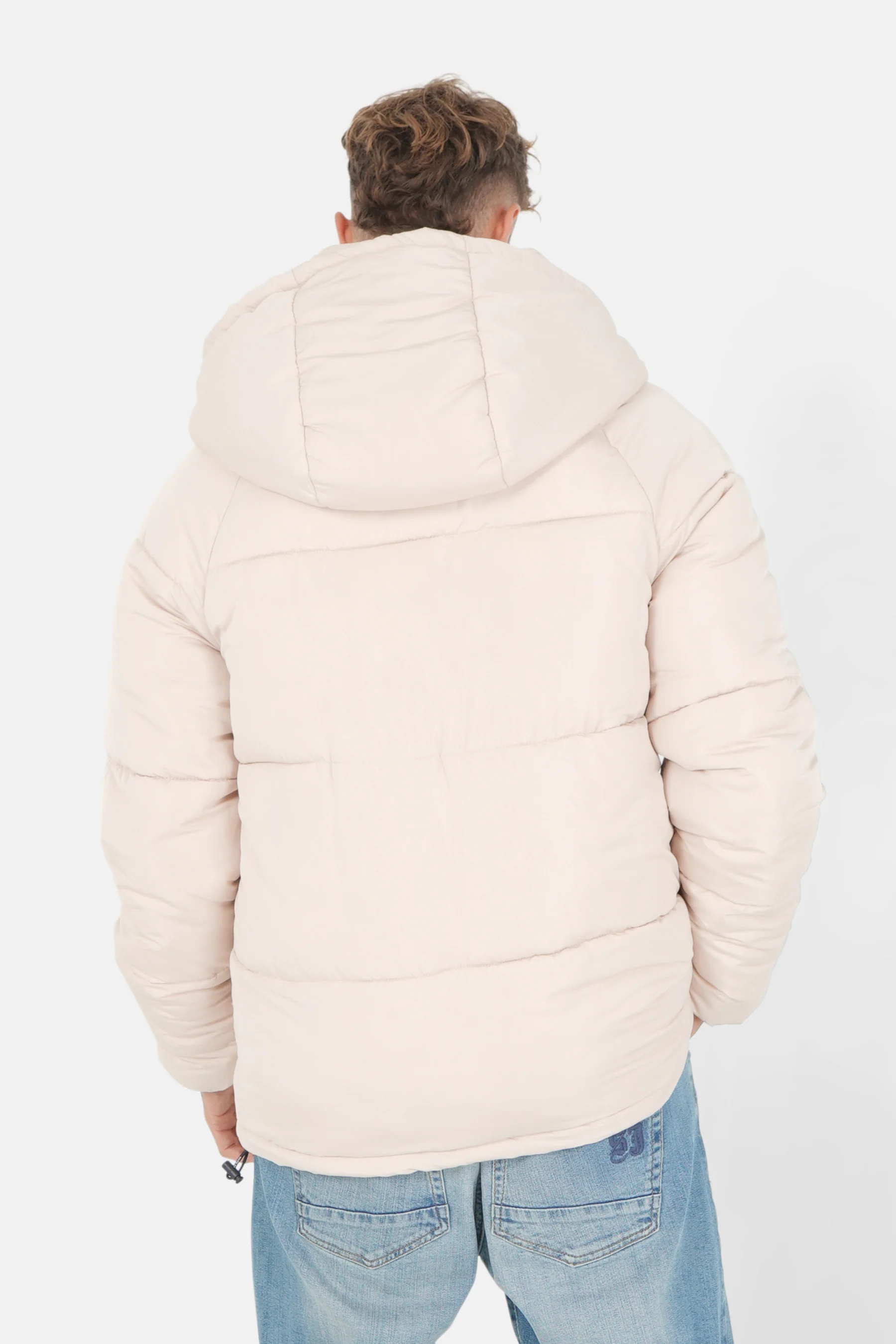 Doudoune matelassée courte Beige - Image 5