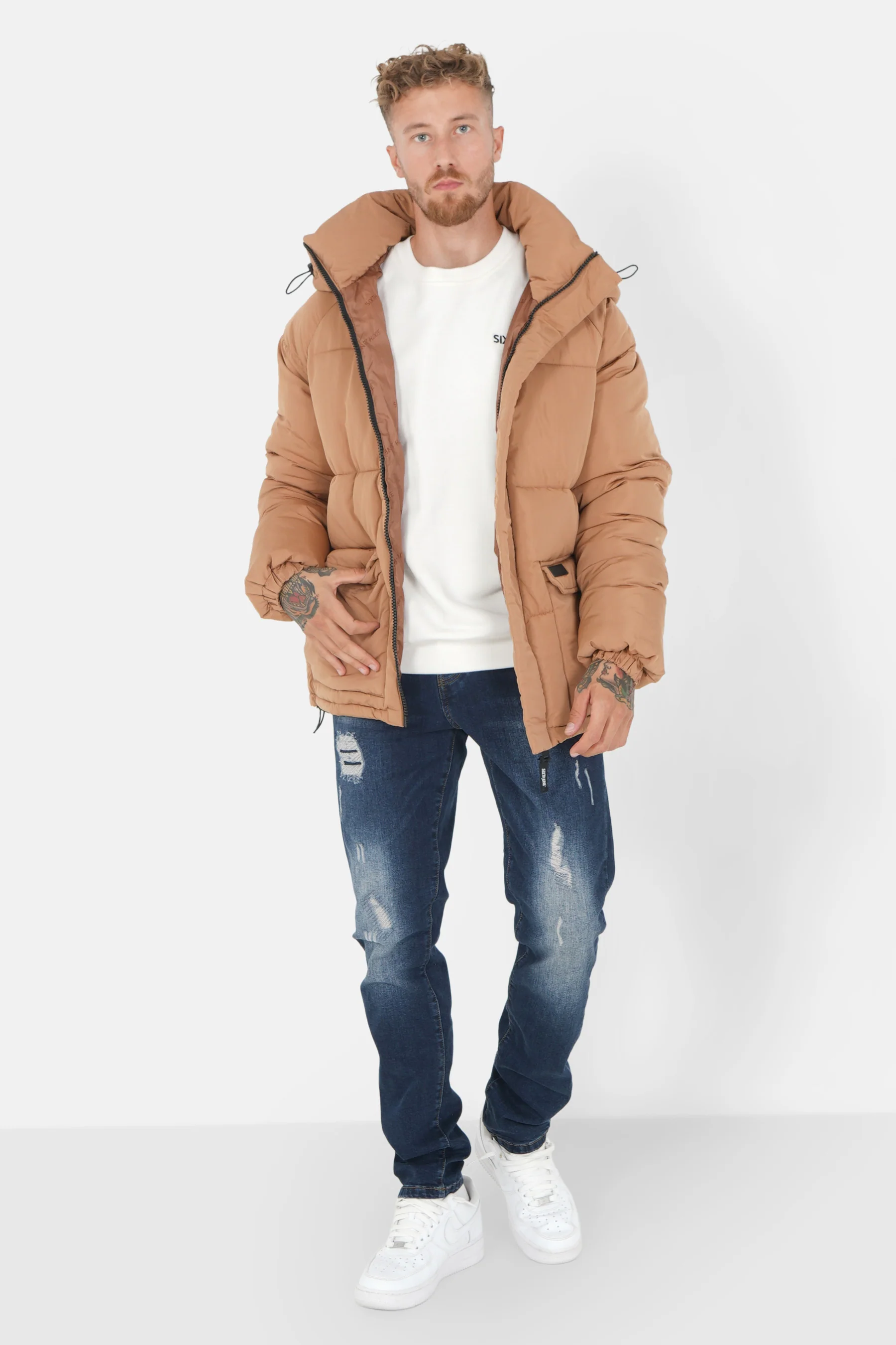 RAGLAN sleeves puffer jacket - Image 2