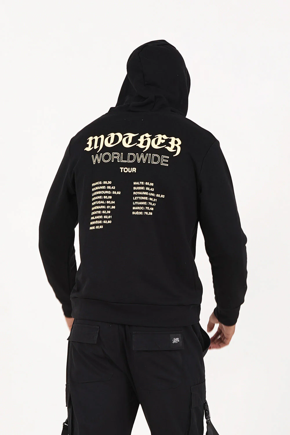 Sweat capuche mother Earth Noir - Image 5