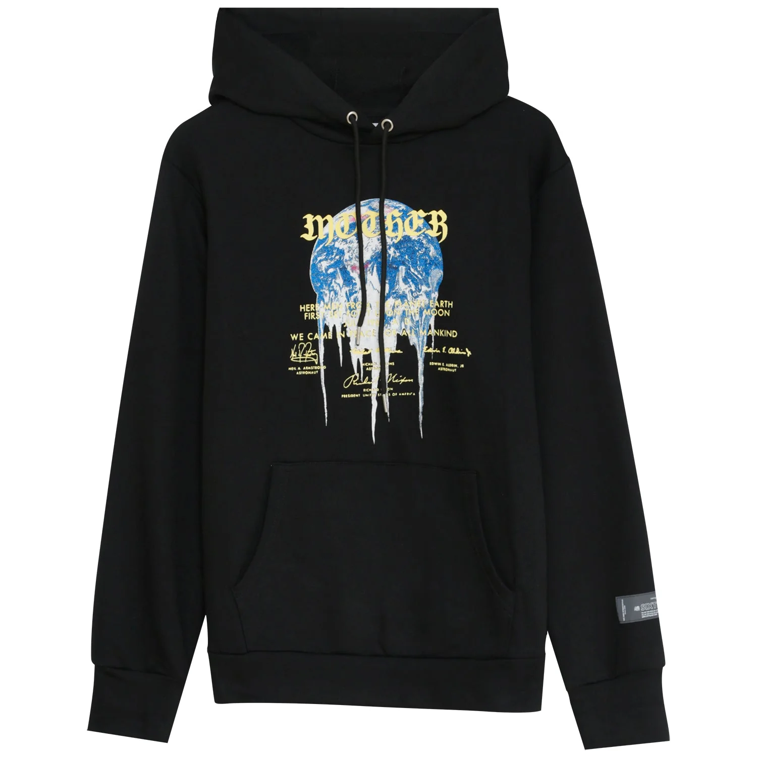 Sweat capuche mother Earth Noir - Image 6