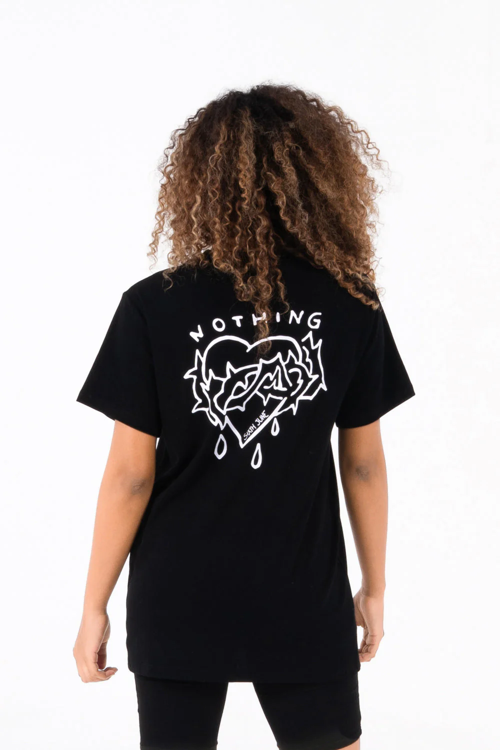 T-shirt NOTHING Noir