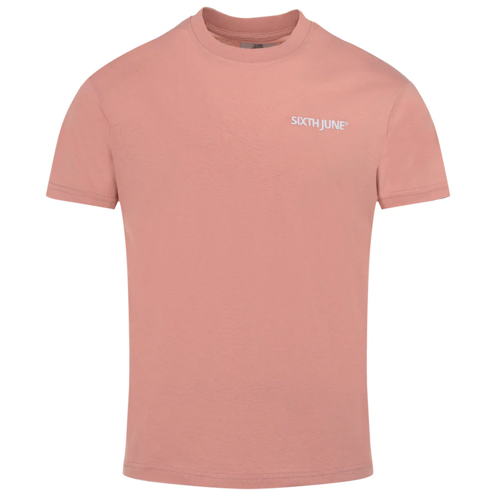 T-shirt soft logo brodé Rose clair - Image 8