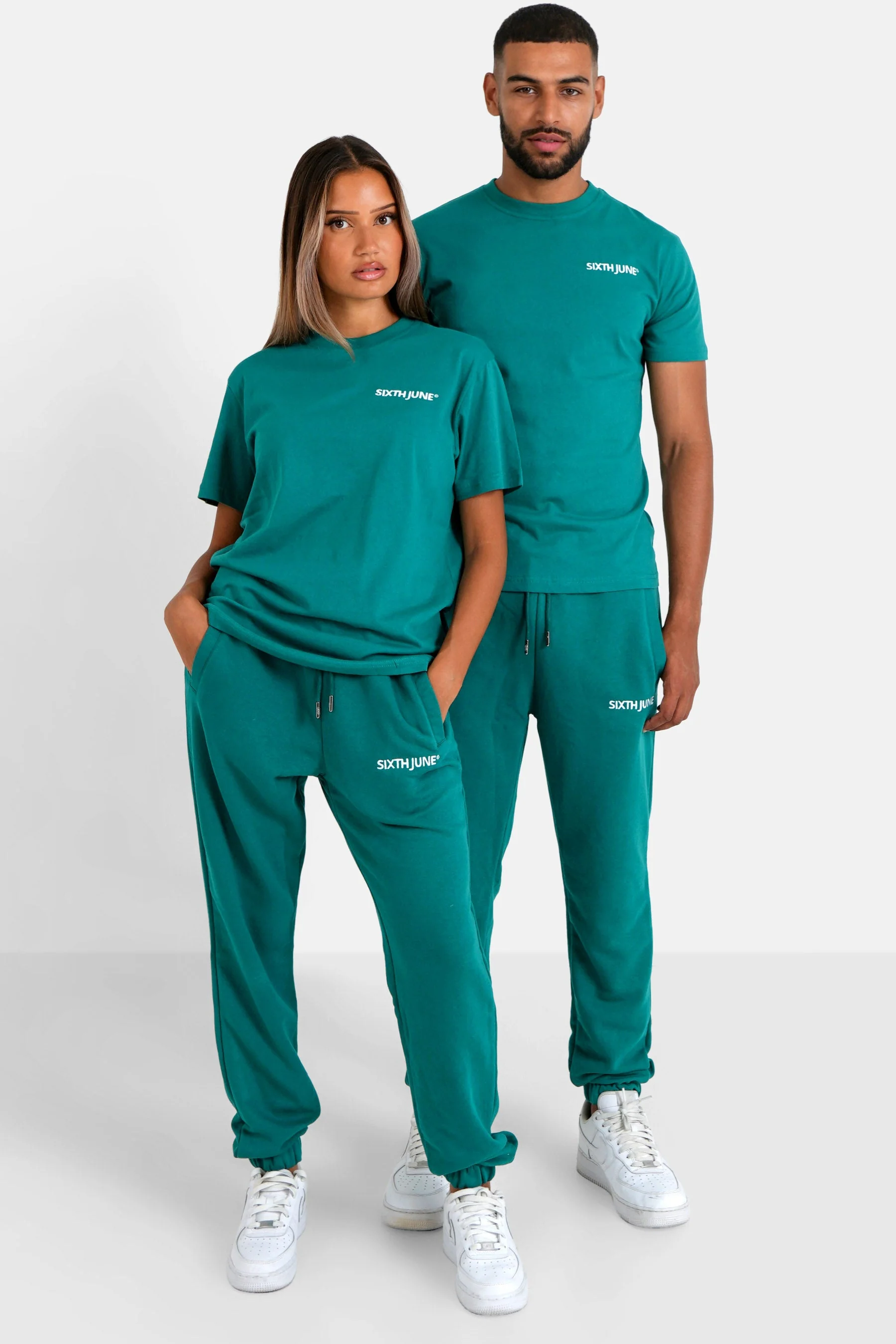 T-shirt soft logo brodé Vert - Image 6