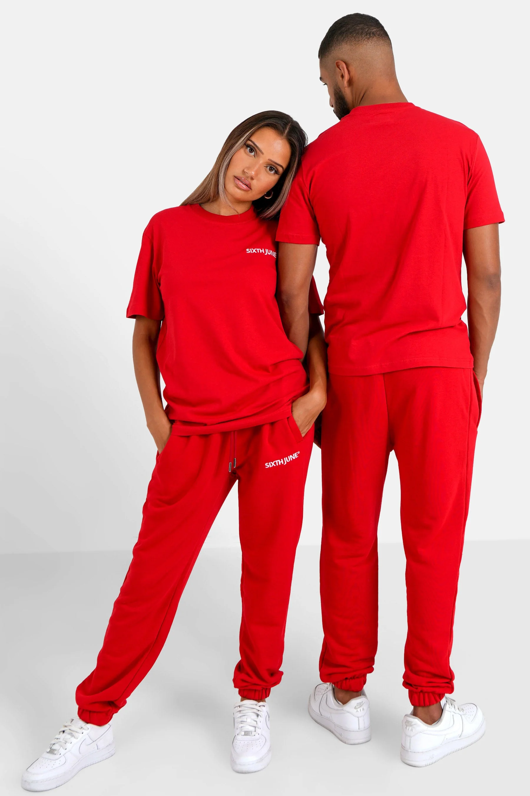 T-shirt soft logo brodé Rouge - Image 7