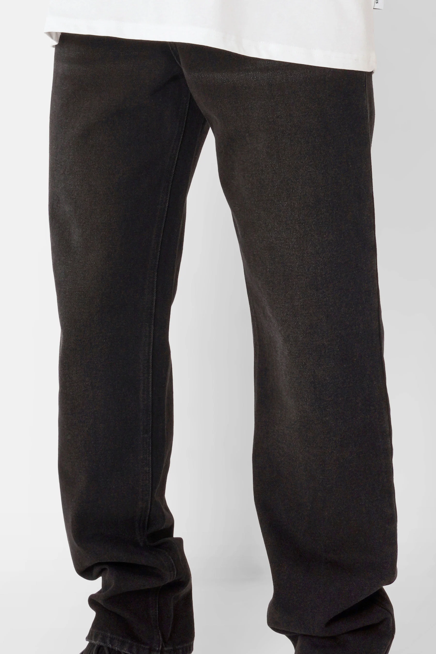 Jean confort uni Noir - Image 3