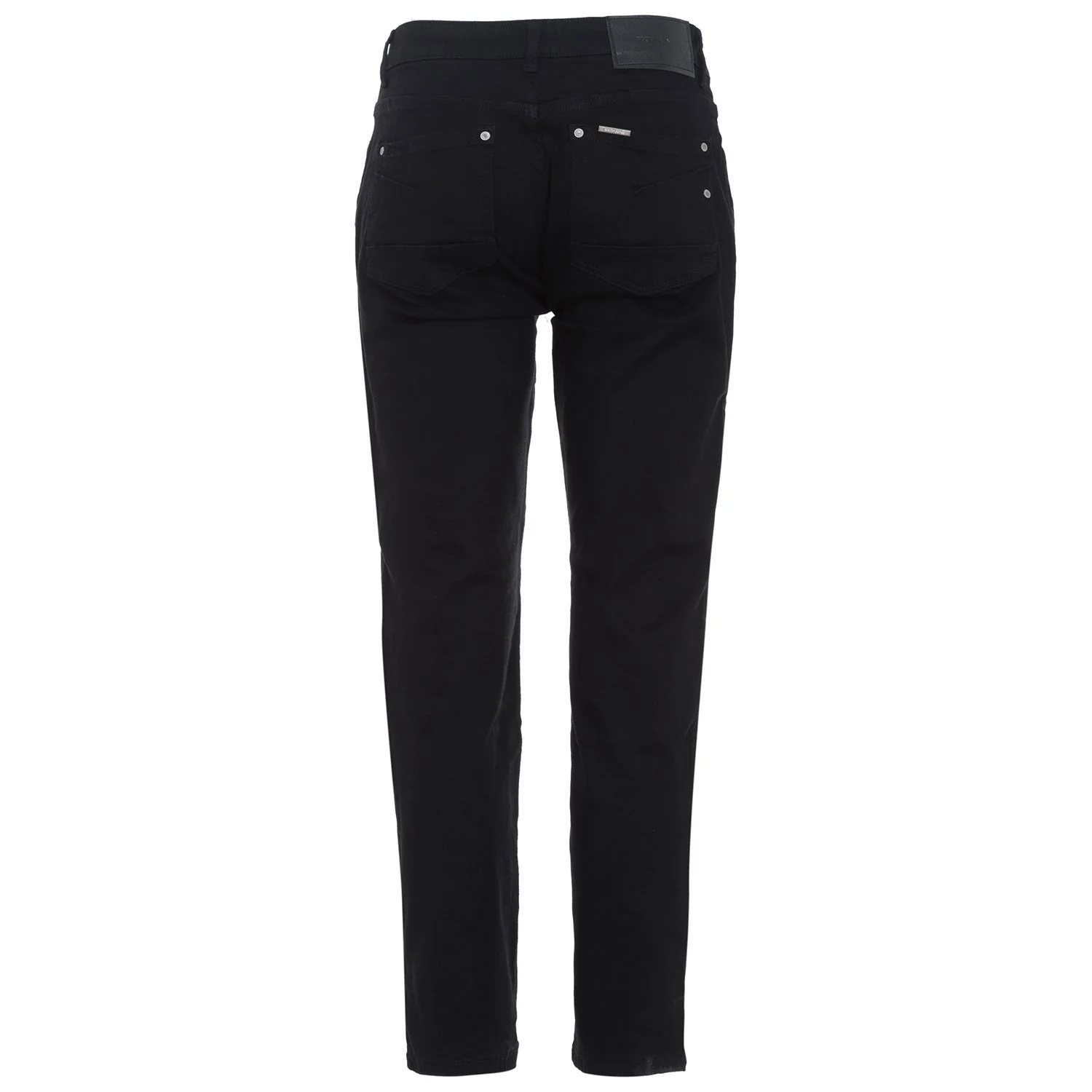Jean regular uni fentes Noir - Image 7