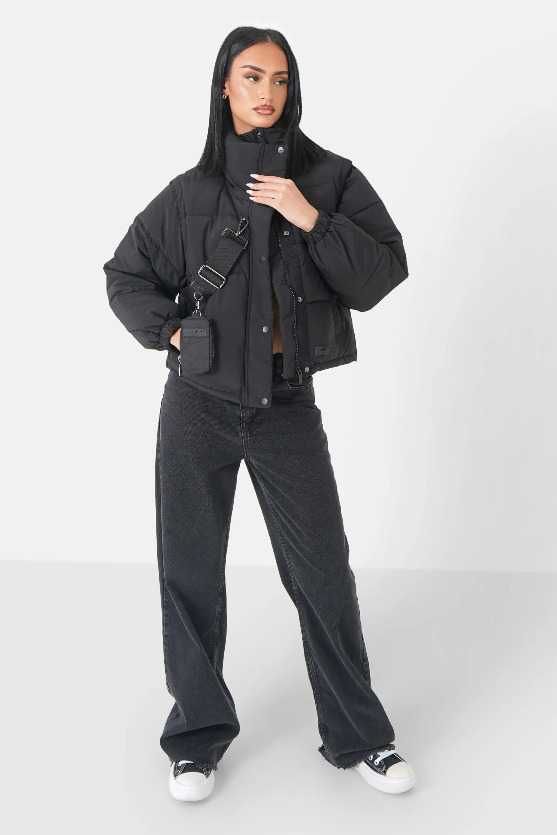 REMOVABLE sleeveless puffer jacket - Image 2