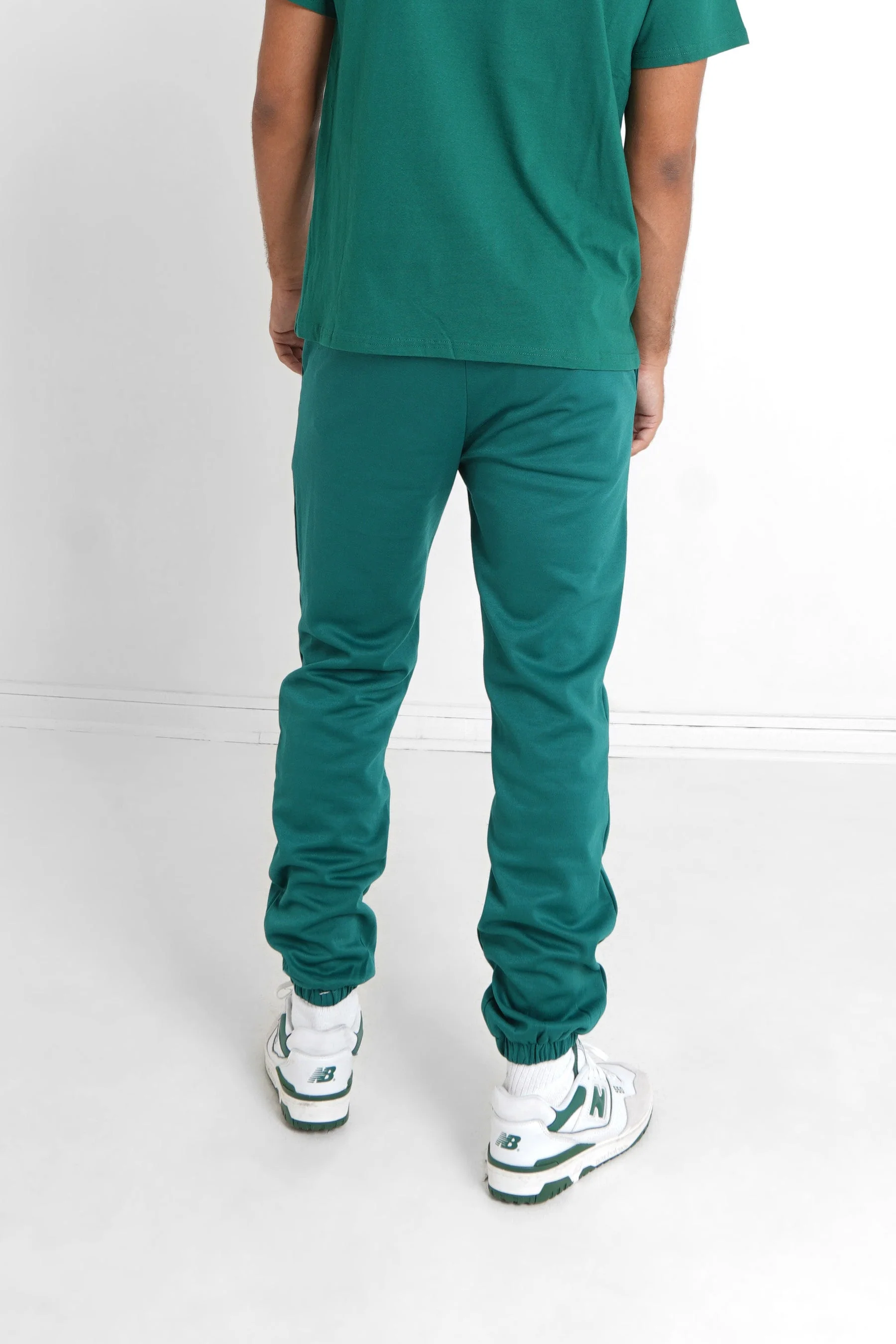 Jogging broderie rétro Vert foncé - Image 5