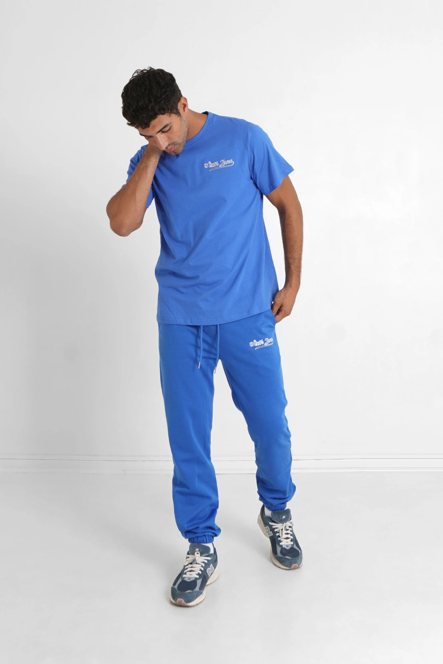 T-shirt retro logo Bleu foncé - Image 2