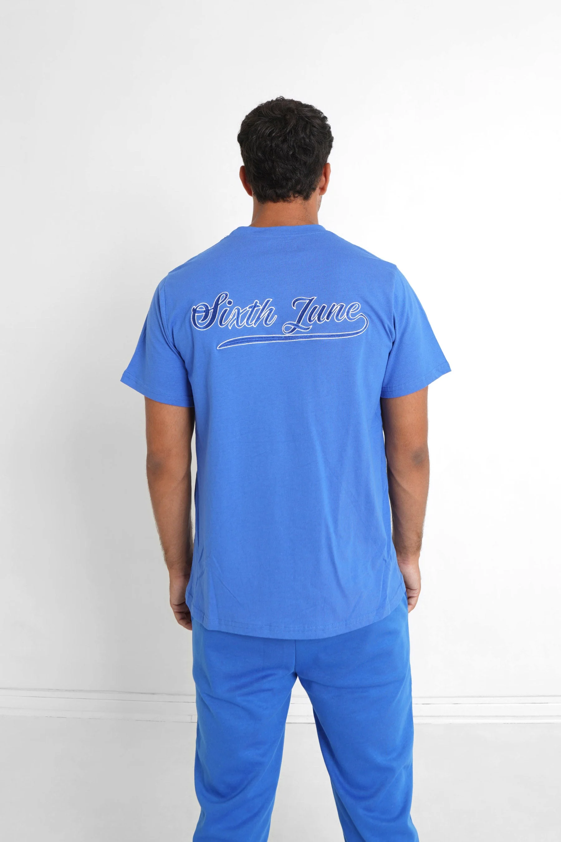 T-shirt retro logo Bleu foncé - Image 5