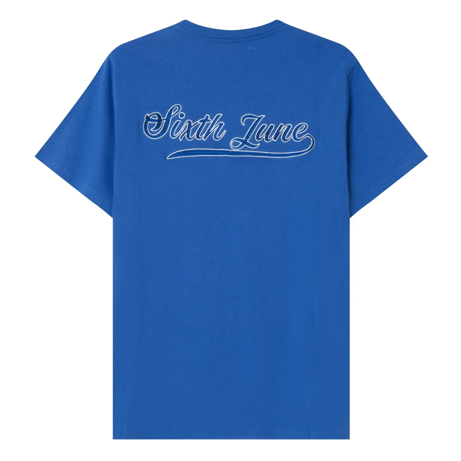 T-shirt retro logo Bleu foncé - Image 7
