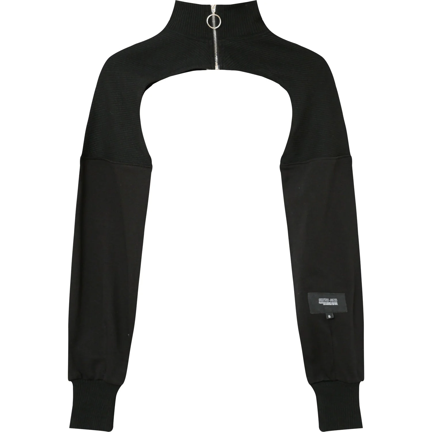 Crop top style boléro Noir - Image 5