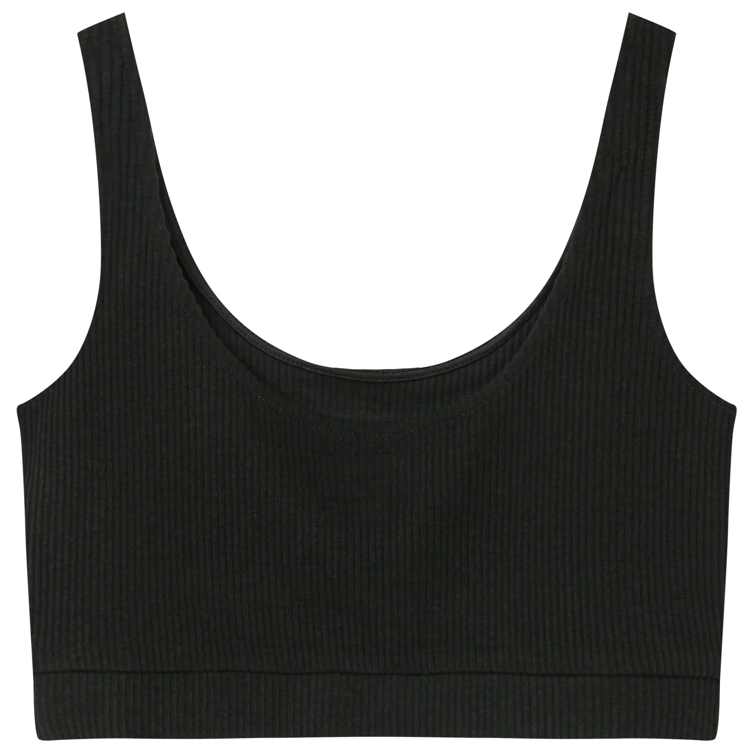 Brassière côtelé Noir - Image 7