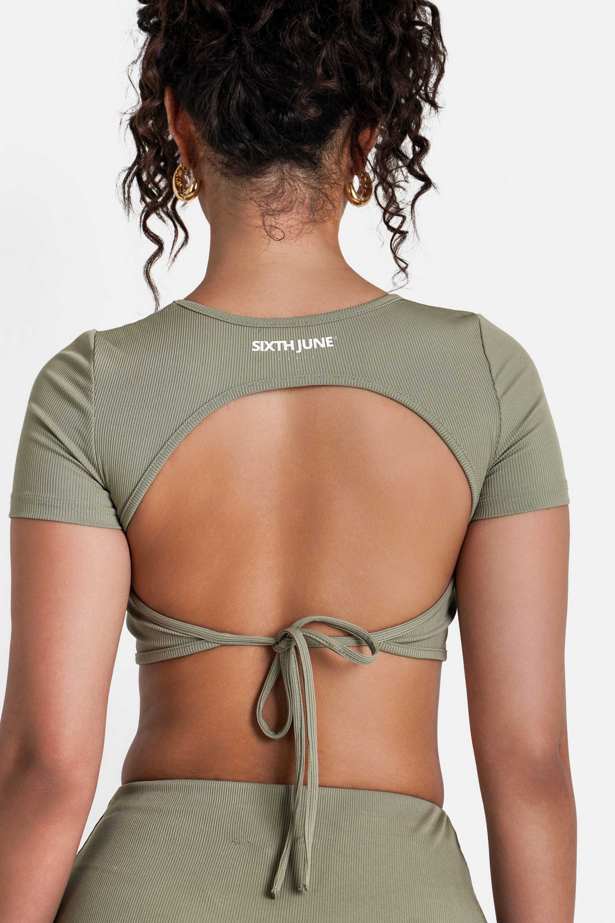 BACKLESS laced s/s top - Image 3