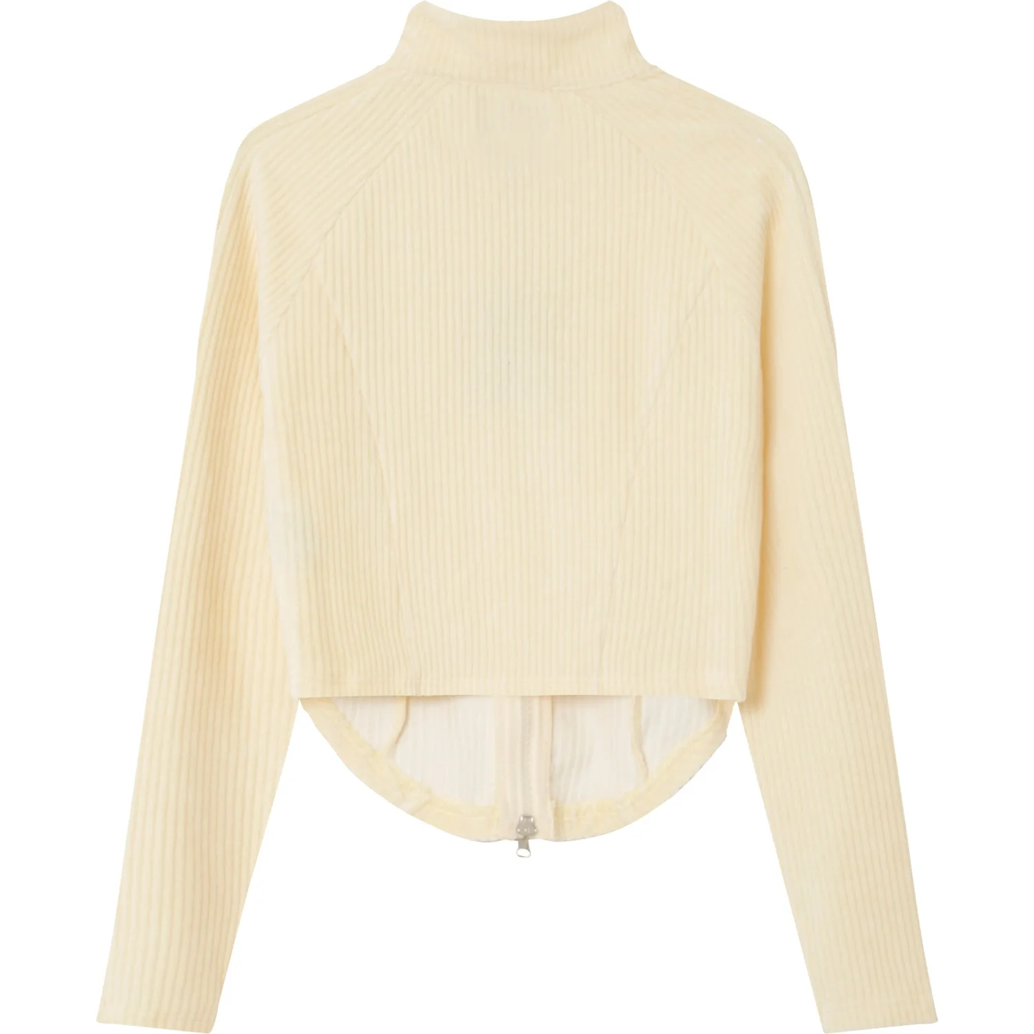 Veste velours corset Beige clair - Image 7