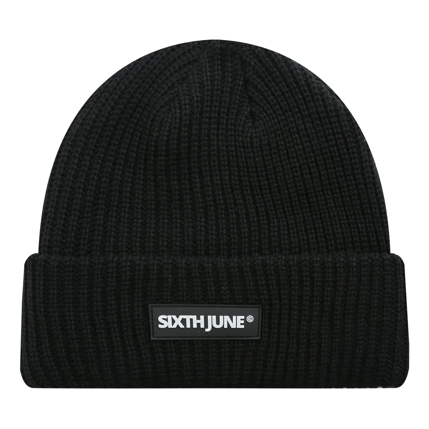 Bonnet patch gomme Noir
