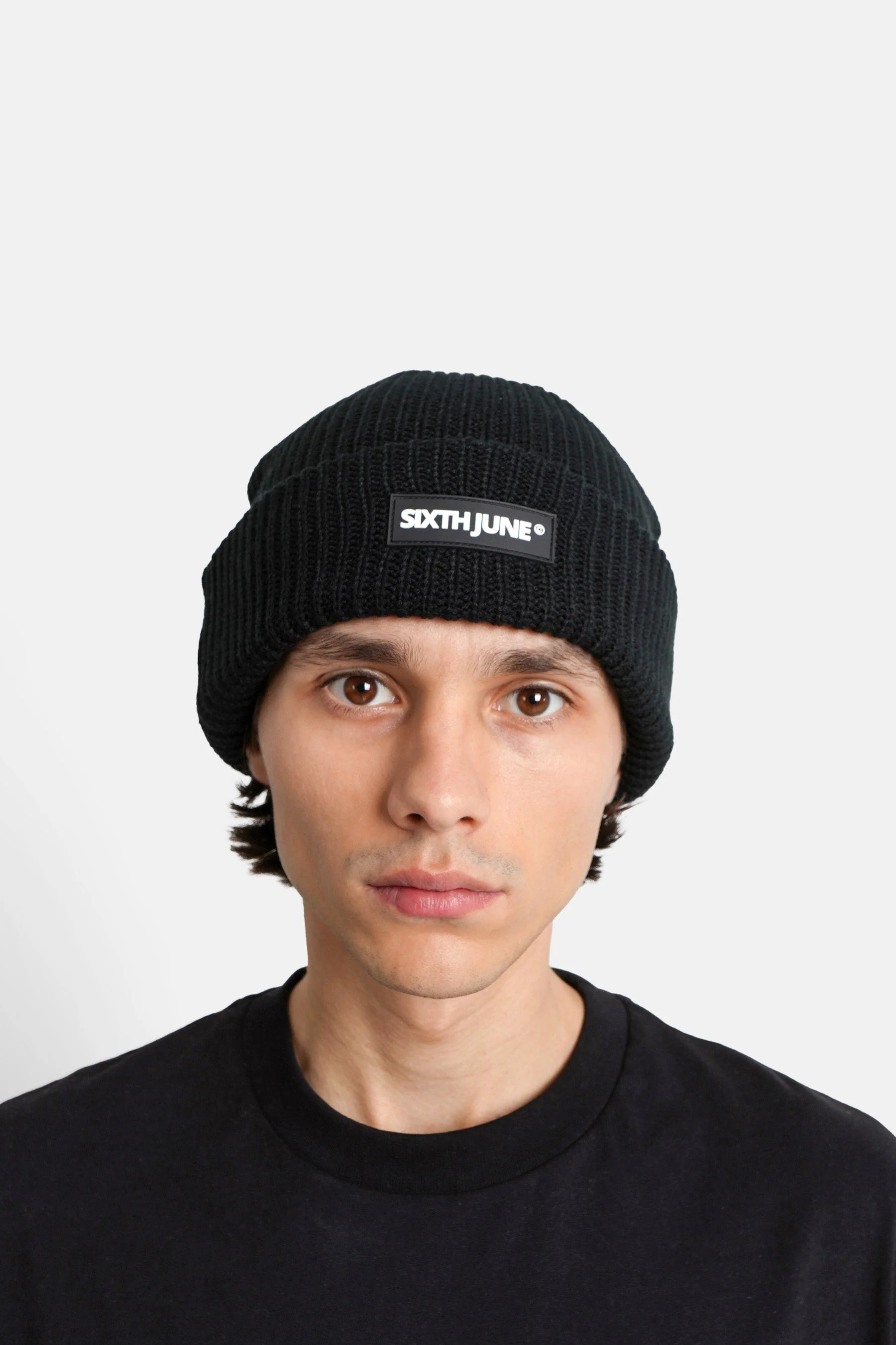 Bonnet patch gomme Noir - Image 2
