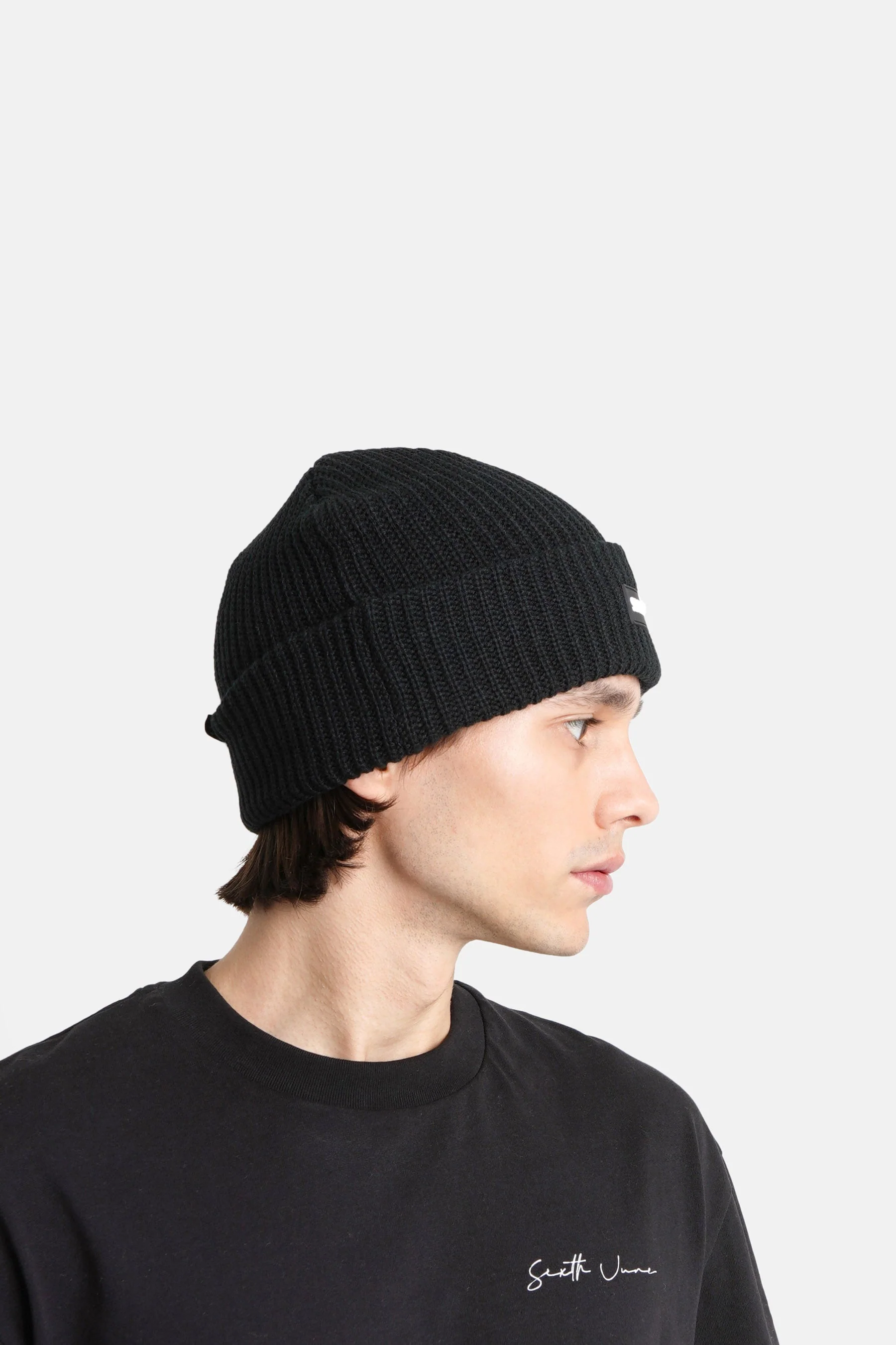 Bonnet patch gomme Noir - Image 3