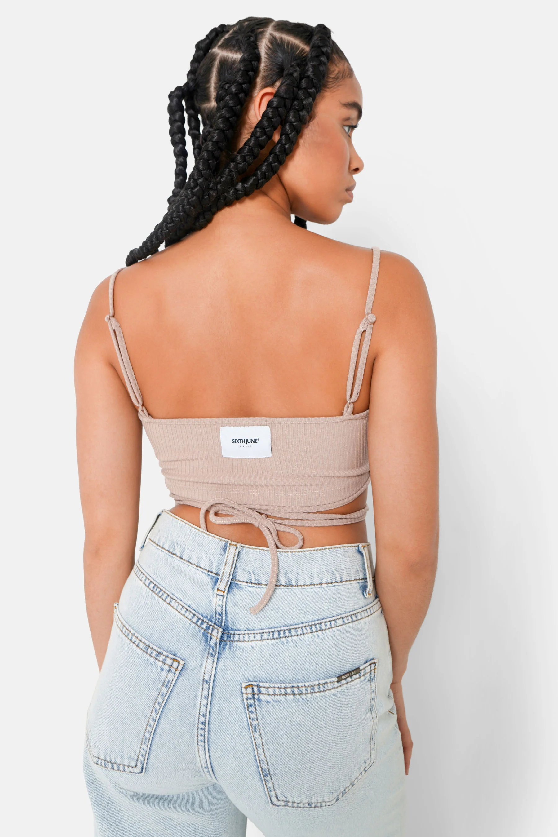 RIBBED laced w/s top - Image 5