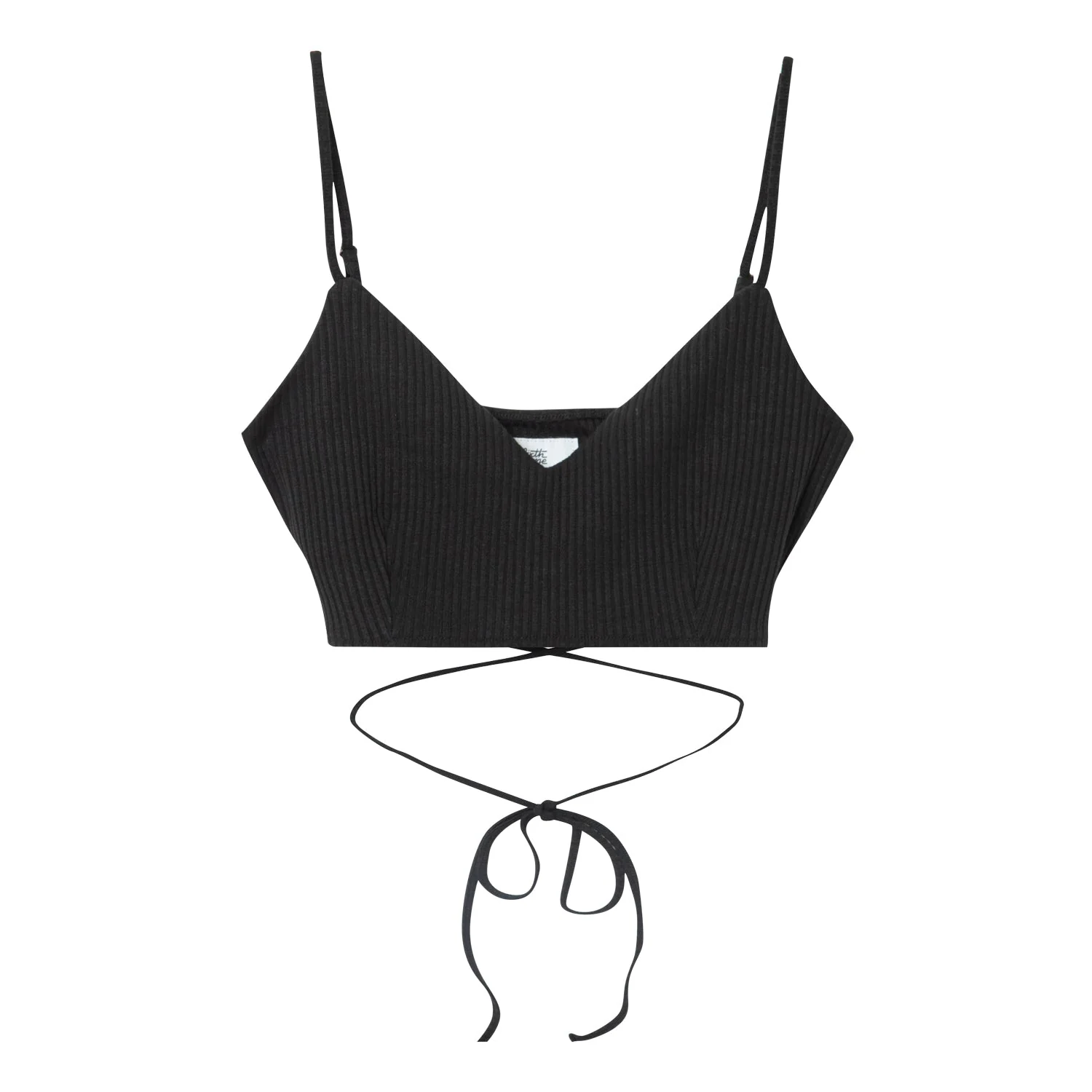 RIBBED laced w/s top - Image 6