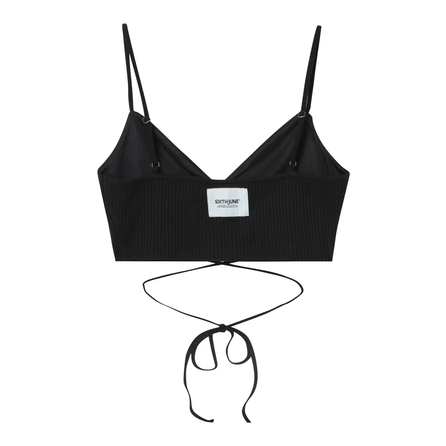RIBBED laced w/s top - Image 7