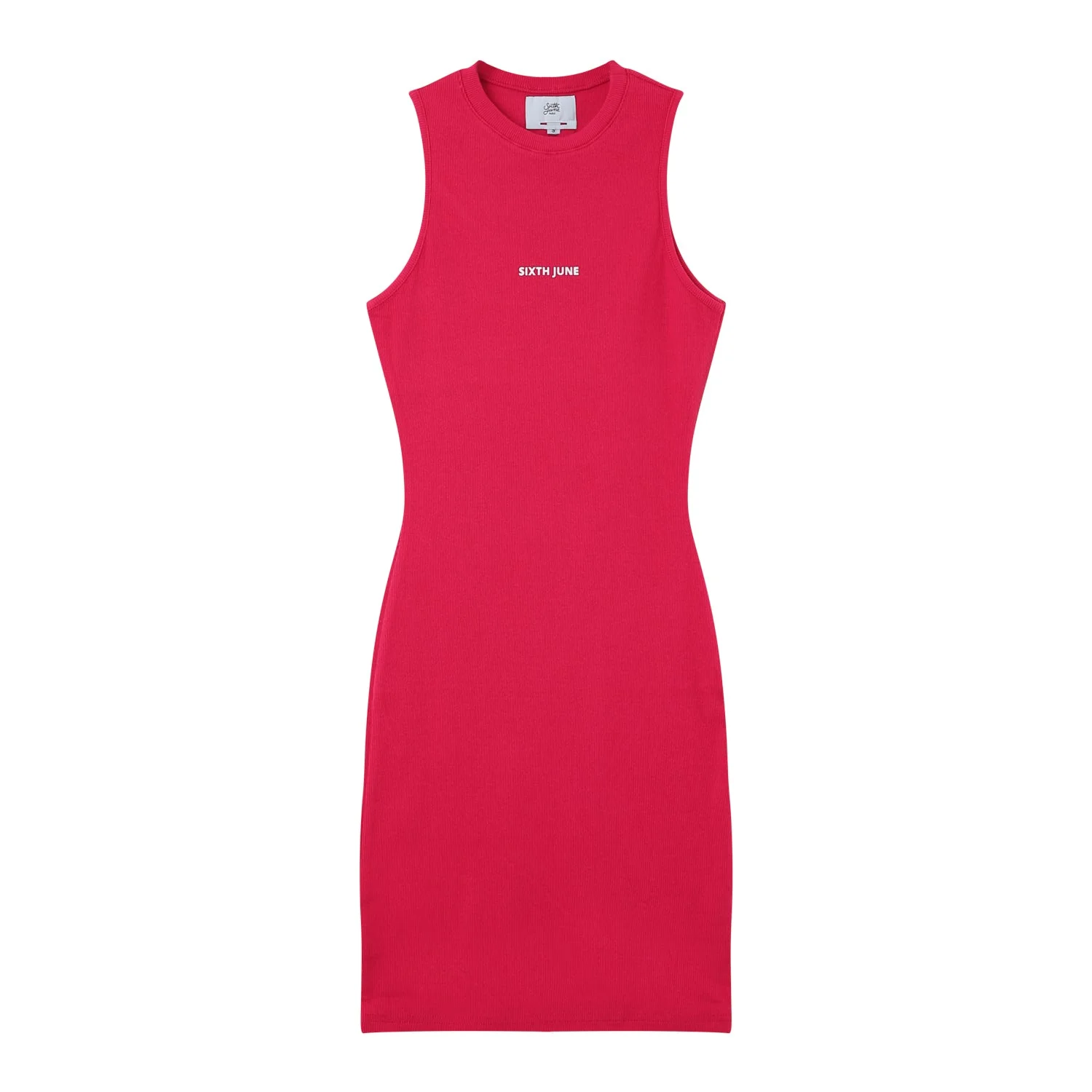 RIBBED logo mini w/s dress - Image 6