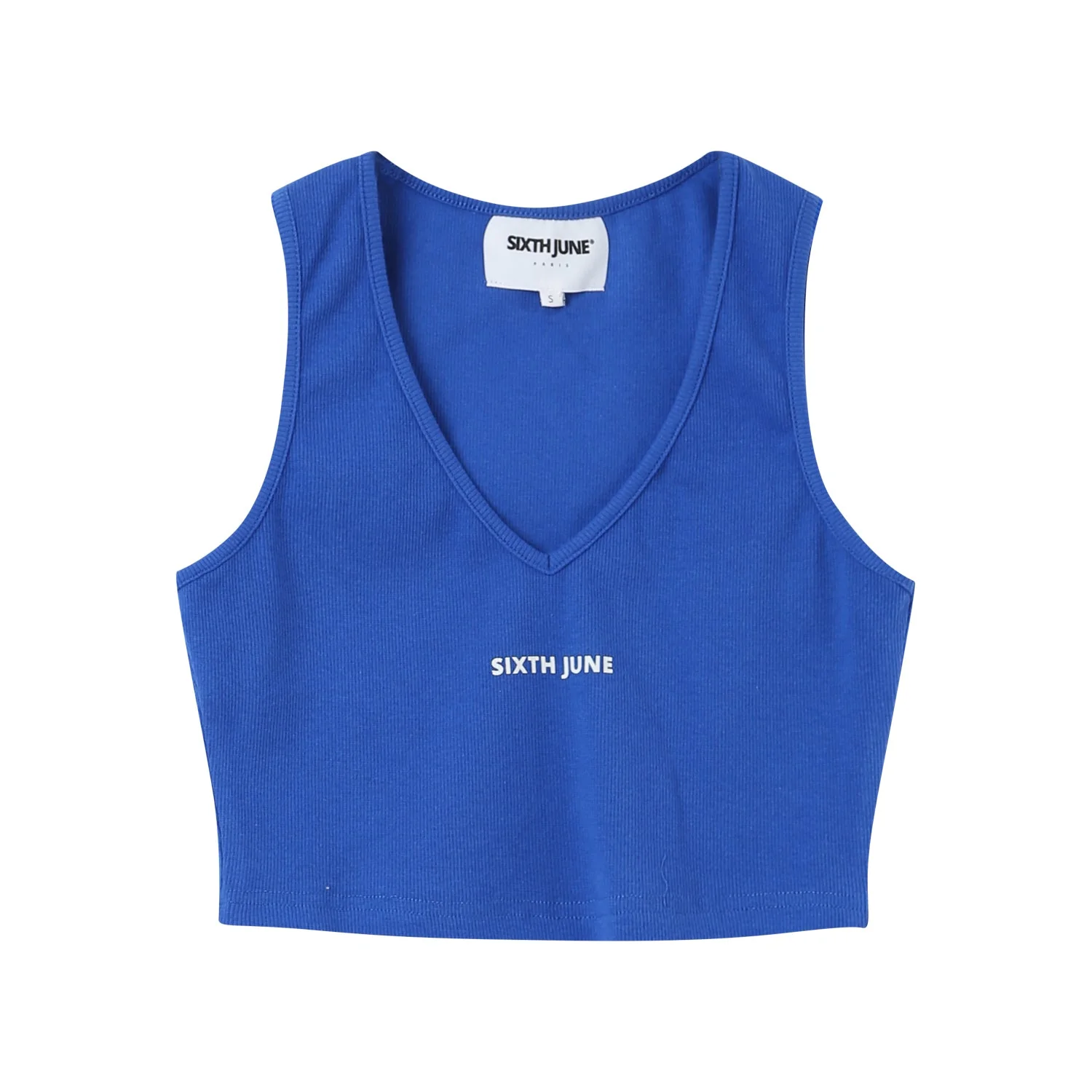 RIBBED v-neck w/s top - Image 7