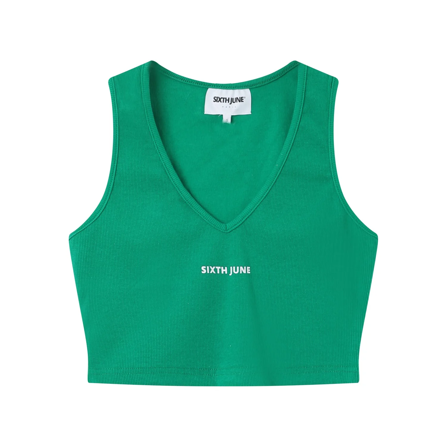 RIBBED v-neck w/s top - Image 7