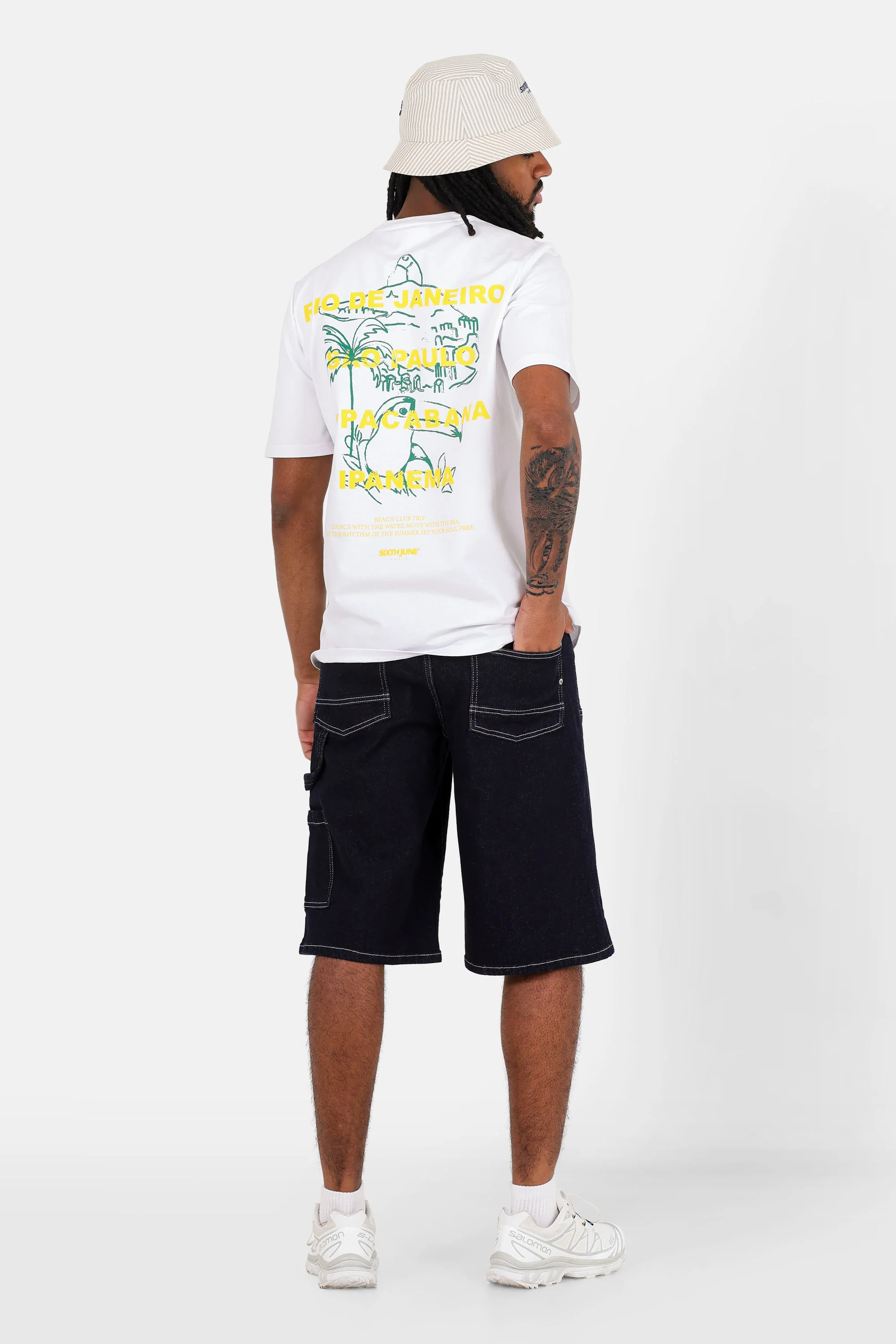T-shirt Rio print Blanc - Image 2