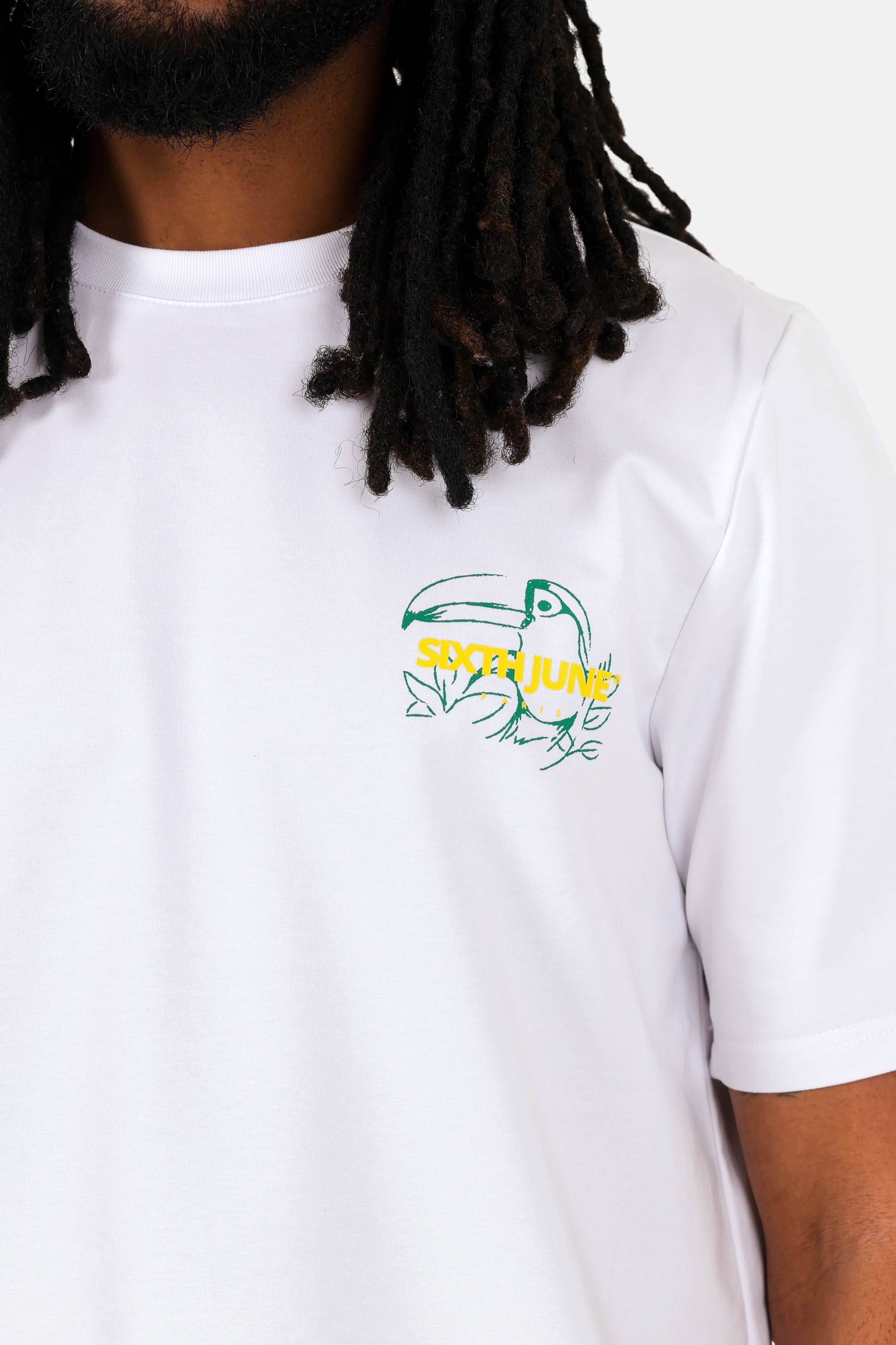 T-shirt Rio print Blanc - Image 4