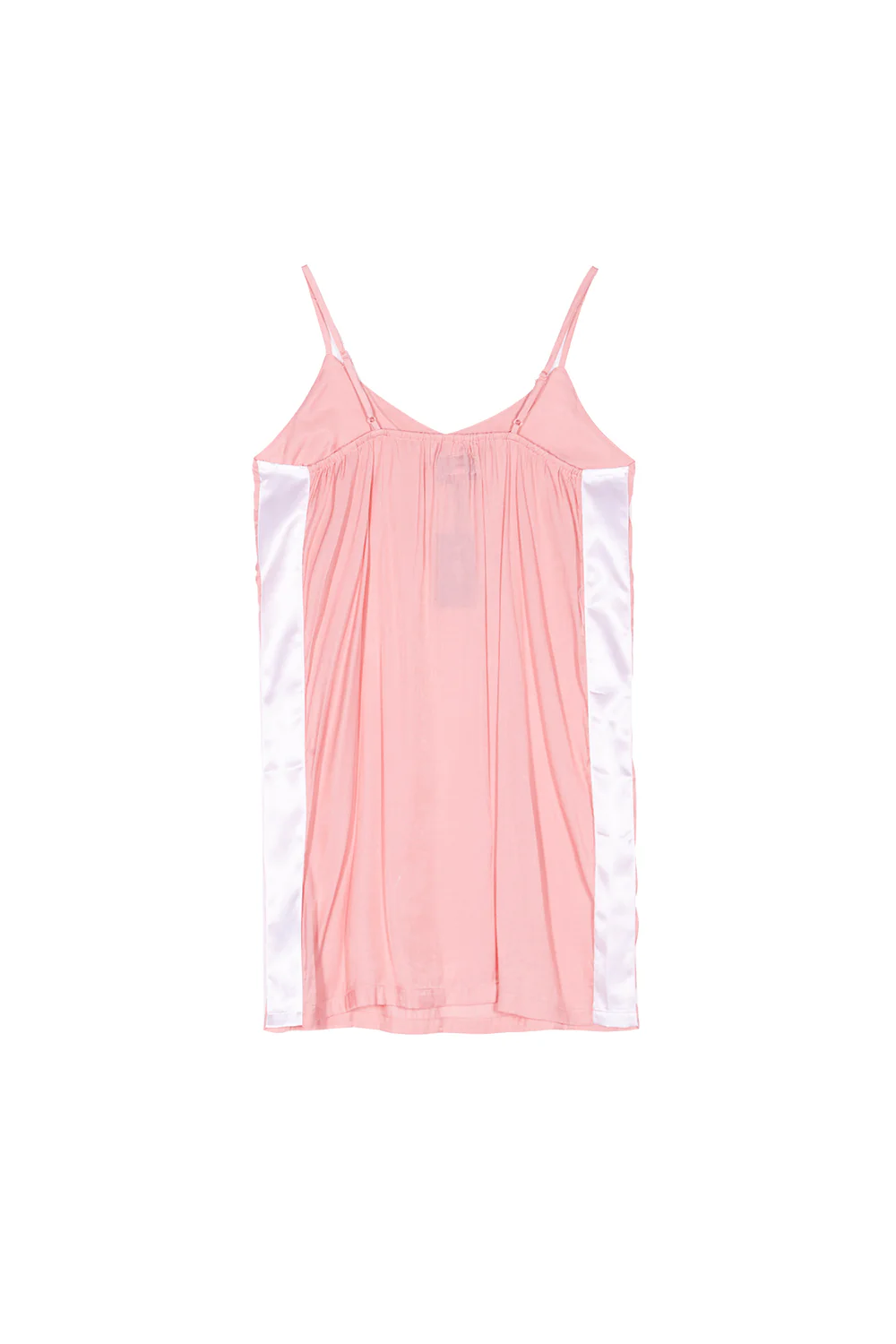 Robe bandes satin rose - Image 7