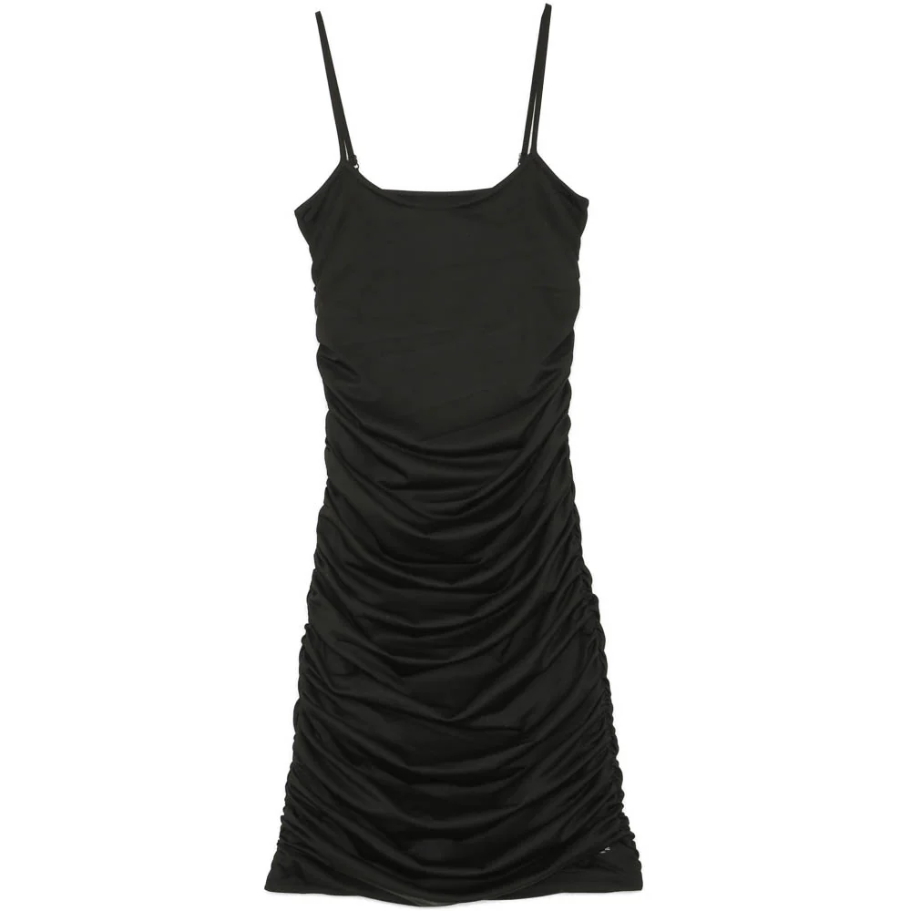 Robe bretelle moulante noir - Image 7