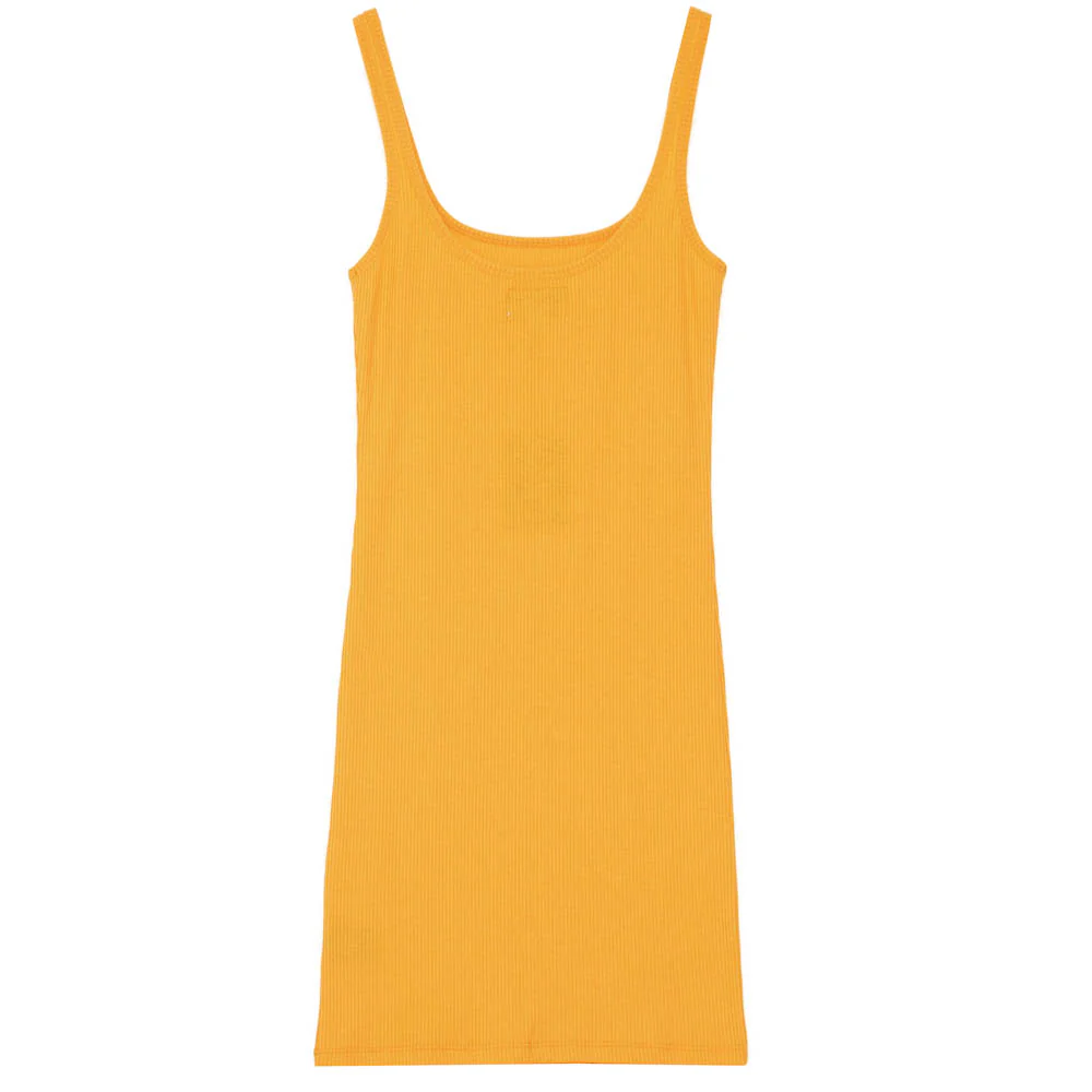 Robe bretelle jaune - Image 7