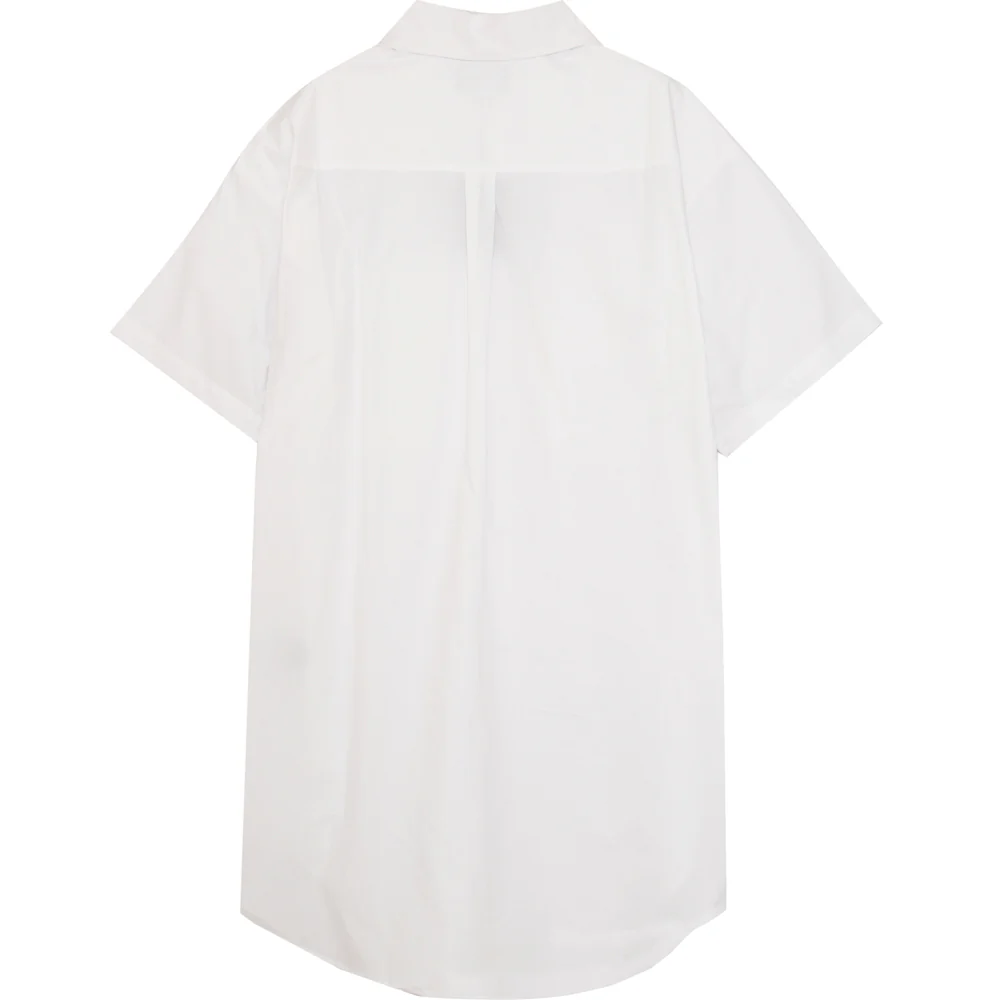 Robe chemise graphique blanc - Image 7