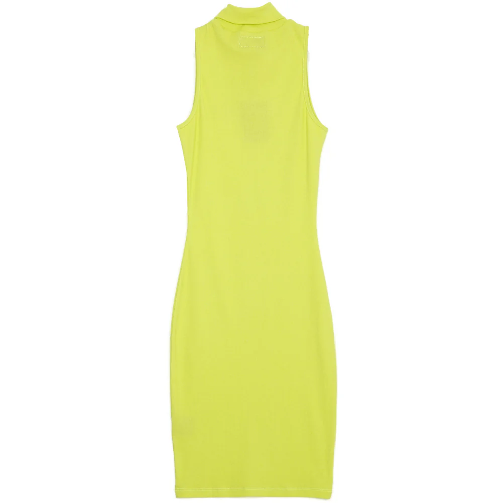 Robe col montant SXT vert fluo - Image 8
