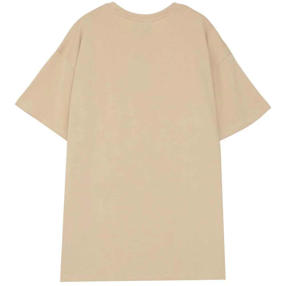 Robe courte élastique imprimé beige - Image 6
