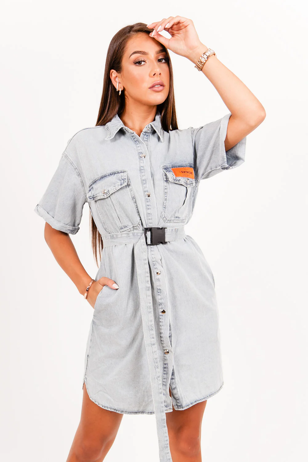 Robe en jean bleu - Image 2