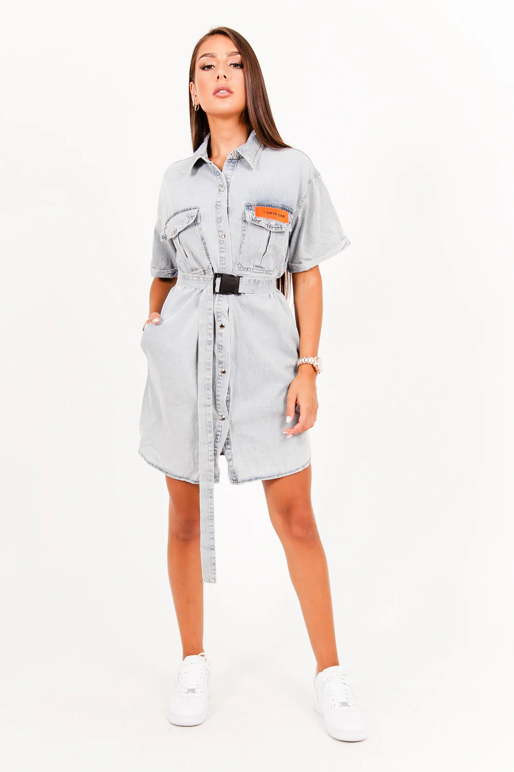 Robe en jean bleu - Image 6