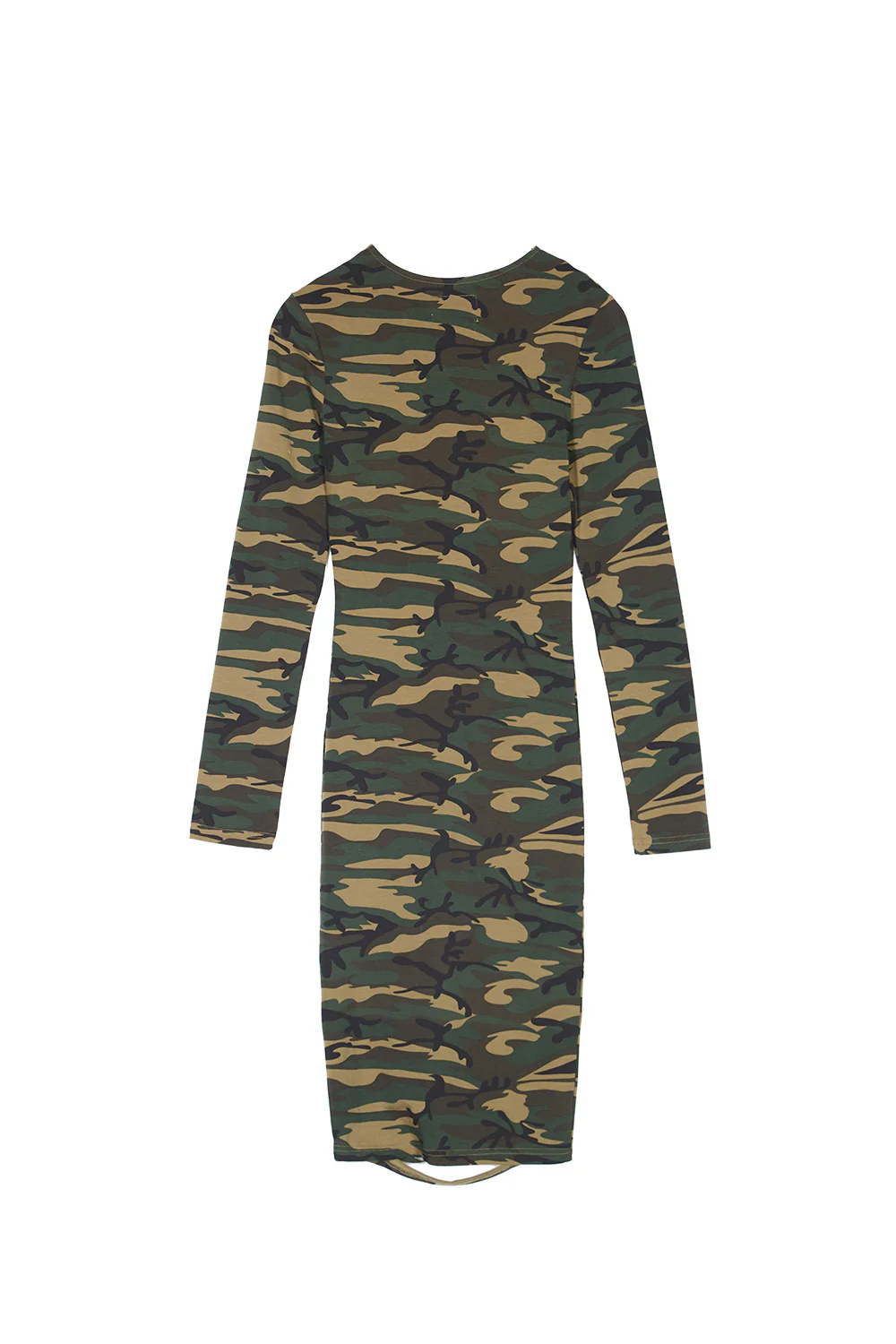Robe lacets camouflage kaki - Image 6