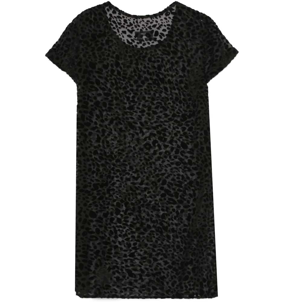 Robe léopard transparente noir - Image 7