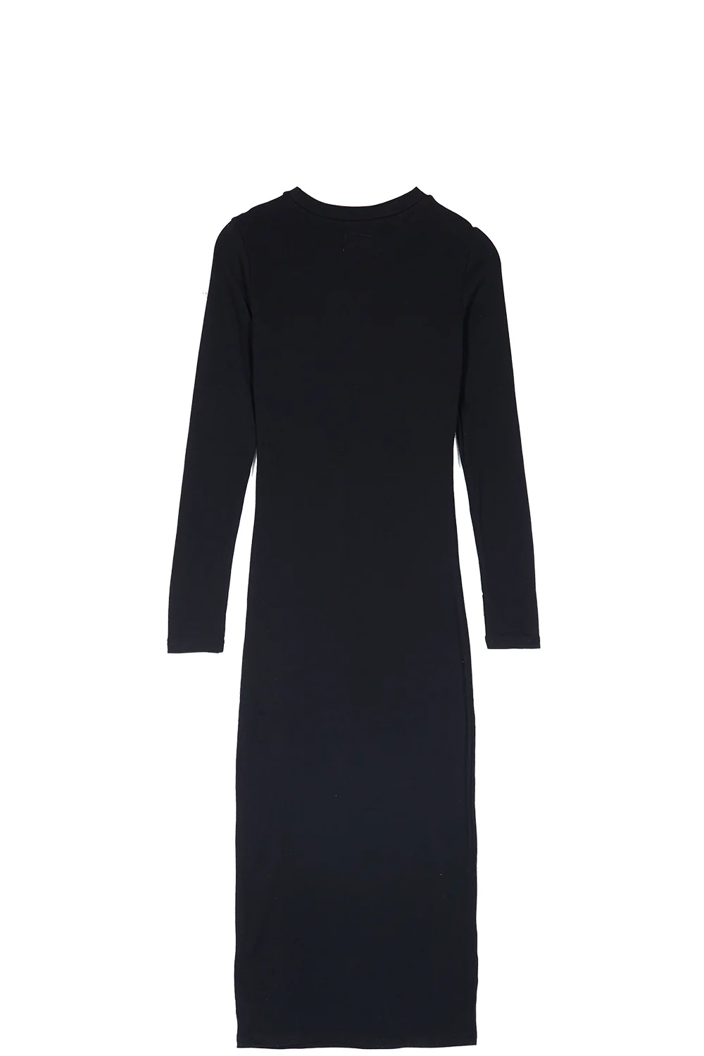 Robe longue patch poitrine noire - Image 7