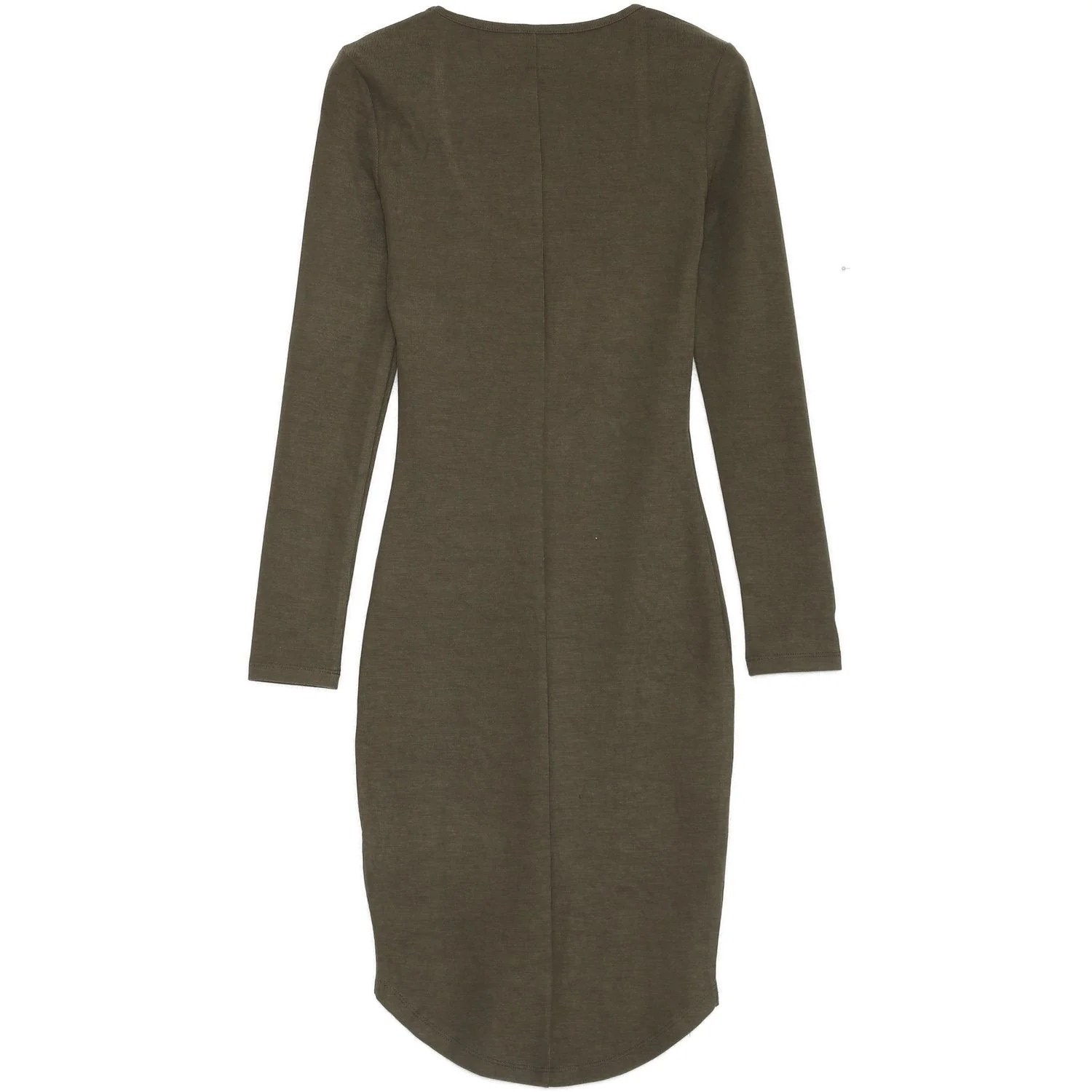 Robe manches longues vert foncé - Image 7