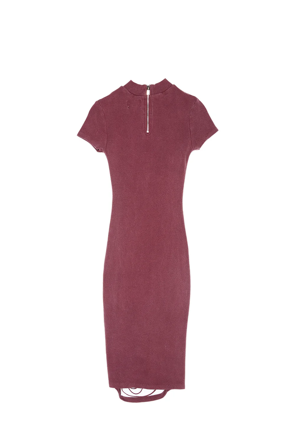 Robe mi-longue destroy violet - Image 5