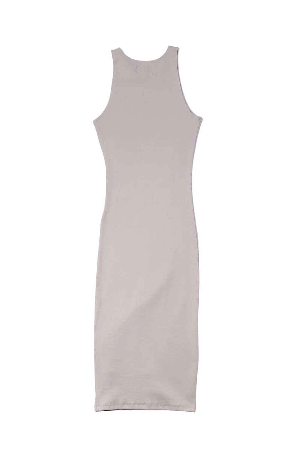 Robe mi-longue Parisiennes destroy gris clair W2366VDR - Image 7