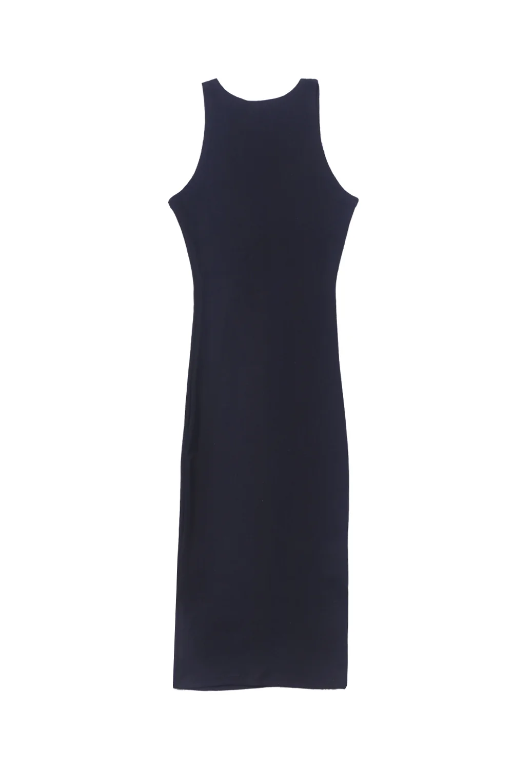 Robe mi-longue Parisiennes destroy noir W2366VDR - Image 7